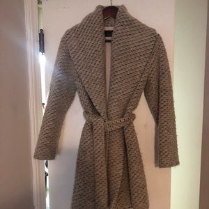 Dolce Vita wool tie coat